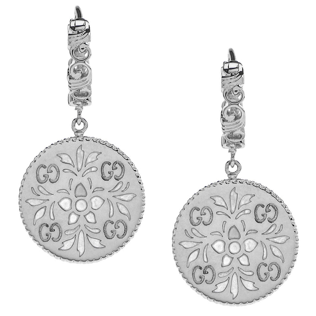 18K Double GucciIcon Blooms Earrings