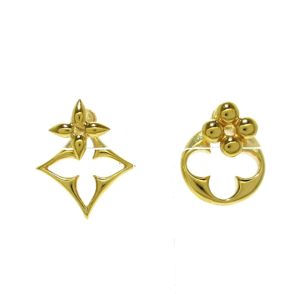 18K Louis Vuitton Flower Gram Earrings
