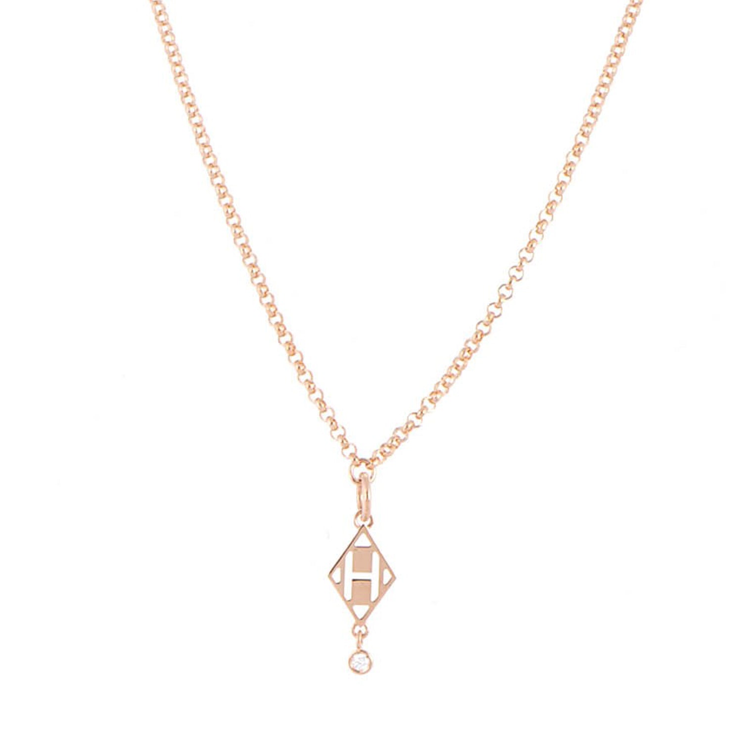 18K Gambade Pendant Hermes Necklace