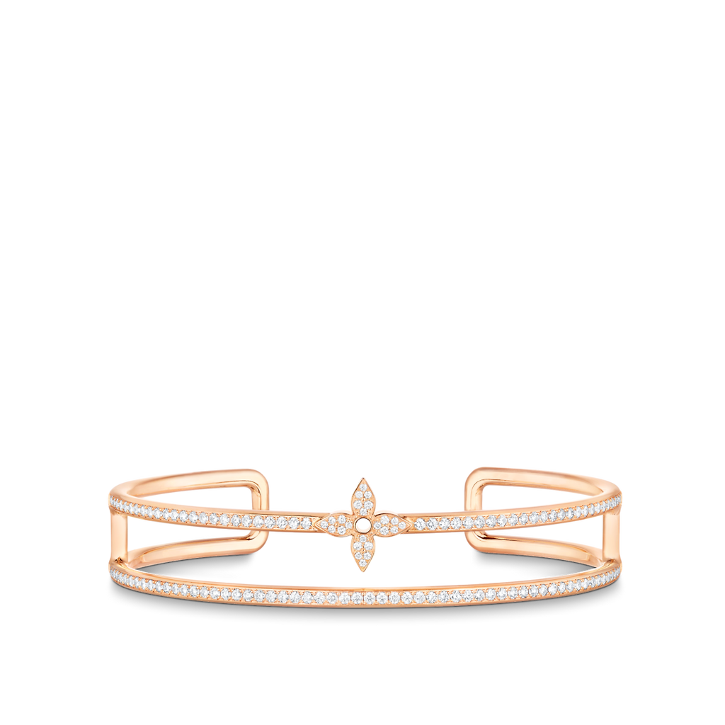 18K Louis Vuitton Idylle Blossom Two-Row Bracelet