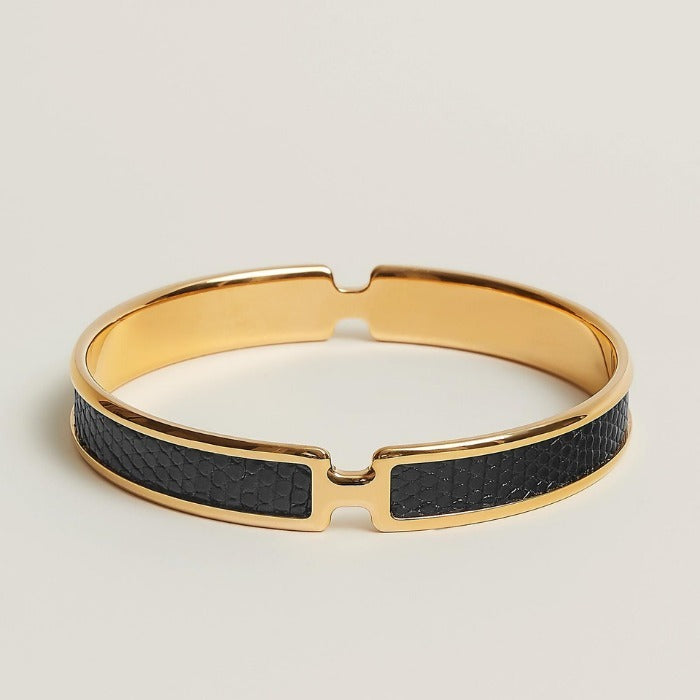 18K Olympe Black Hermes Bracelet
