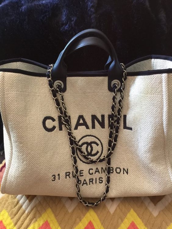 Chanel Deauville Tote Bag - White