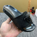 YVS7 Unisex Leather Slippers