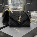 YSL Envelope Bag 24CM - Black