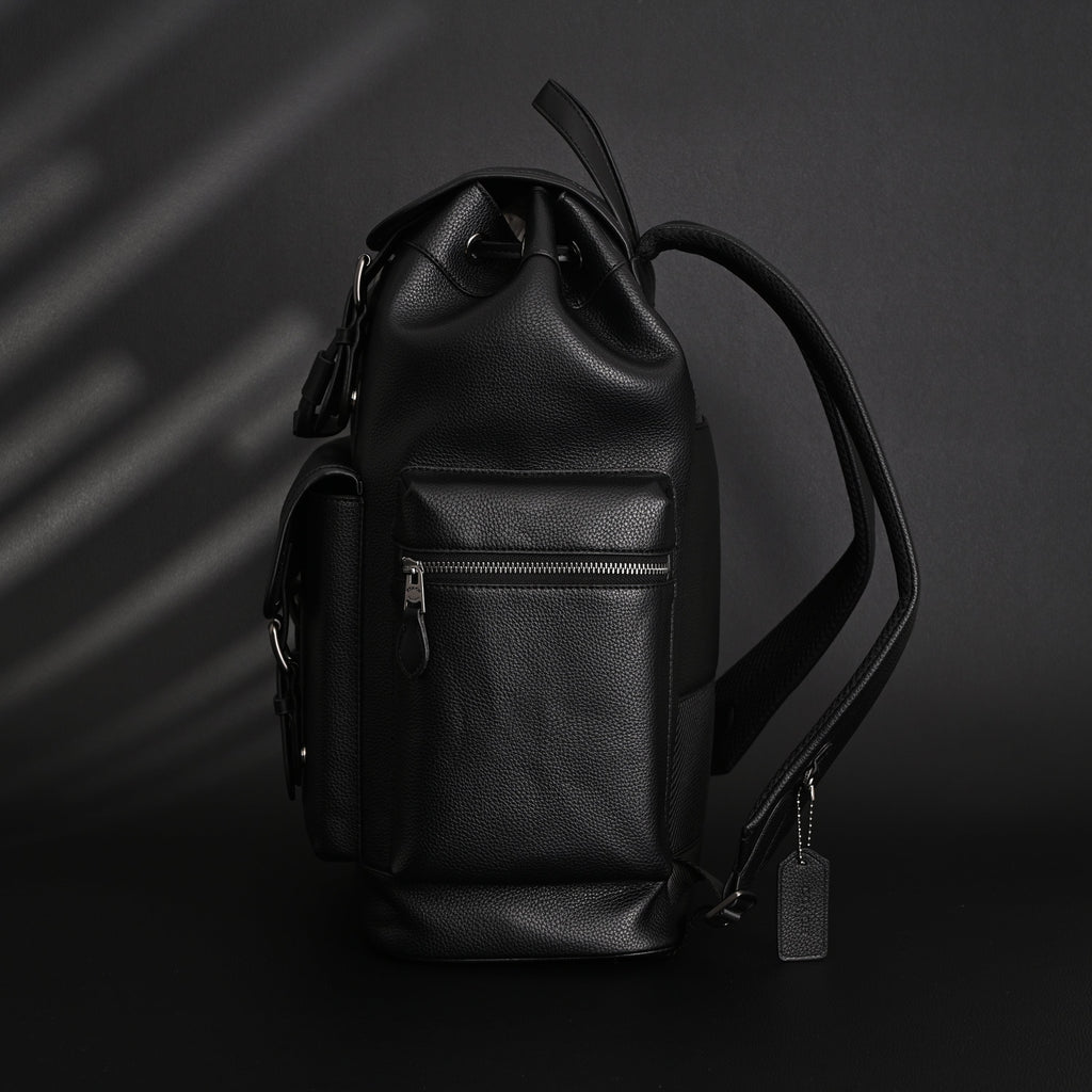 Prada Nylon & Leather Multi-Pocket Backpack – Black - Classic Black
