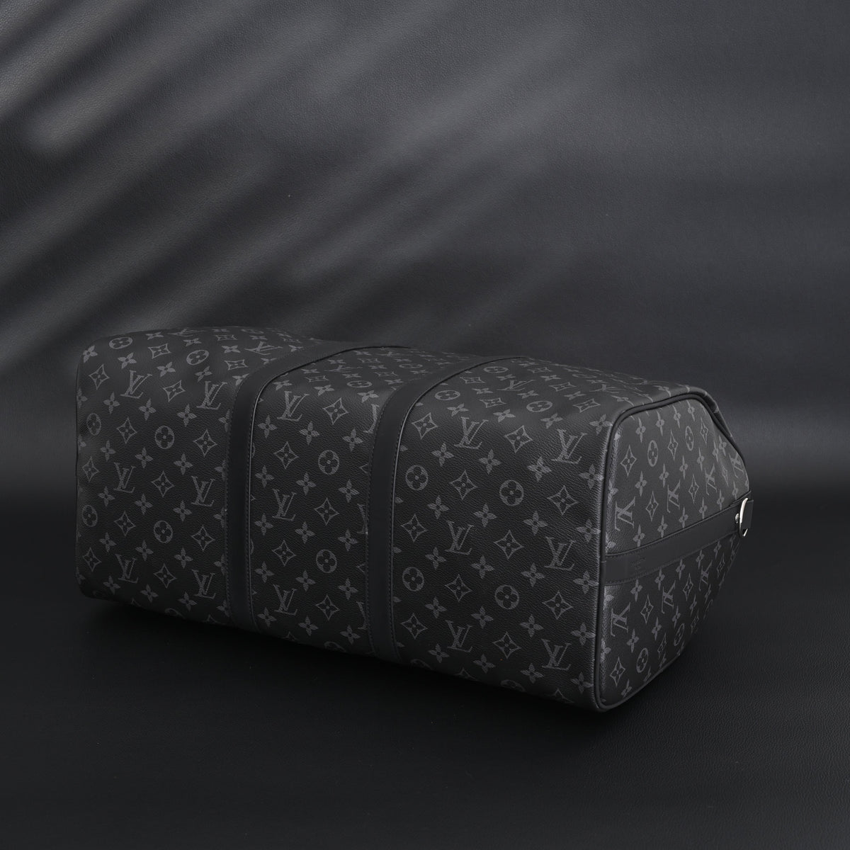 Louis Vuitton Keepall Bandoulière 50 Monogram Eclipse Travel Bag