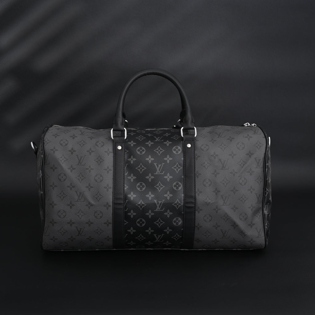 Louis Vuitton Keepall Bandoulière 45 Monogram Eclipse Travel Bag