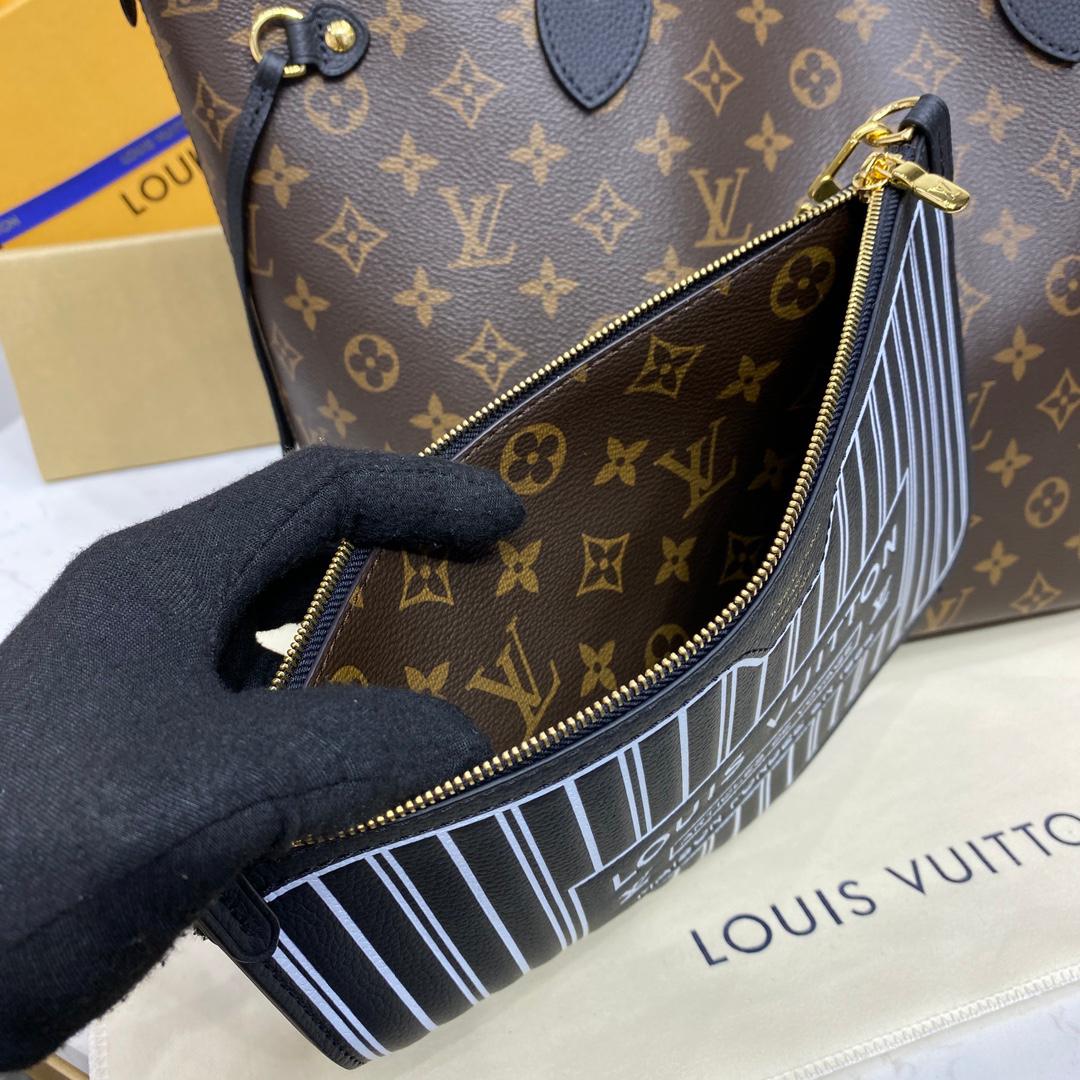 Louis Vuitton Neverfull Inside Out MM Tote Bag