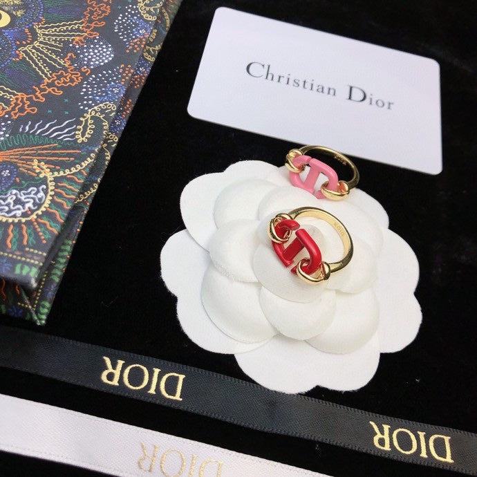18K Dior Red Heart Ring
