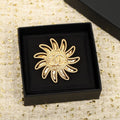 18K  Chanel Sunflower Brooch