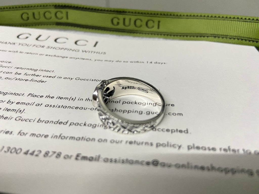 Double Gucci Interlocking Gucci Ring