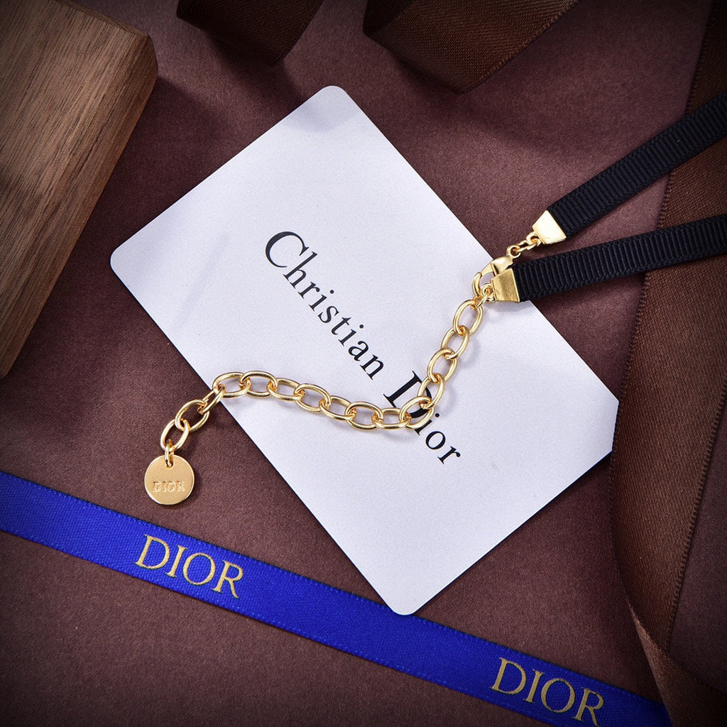 18K Dior Plan De Paris Choker Necklace