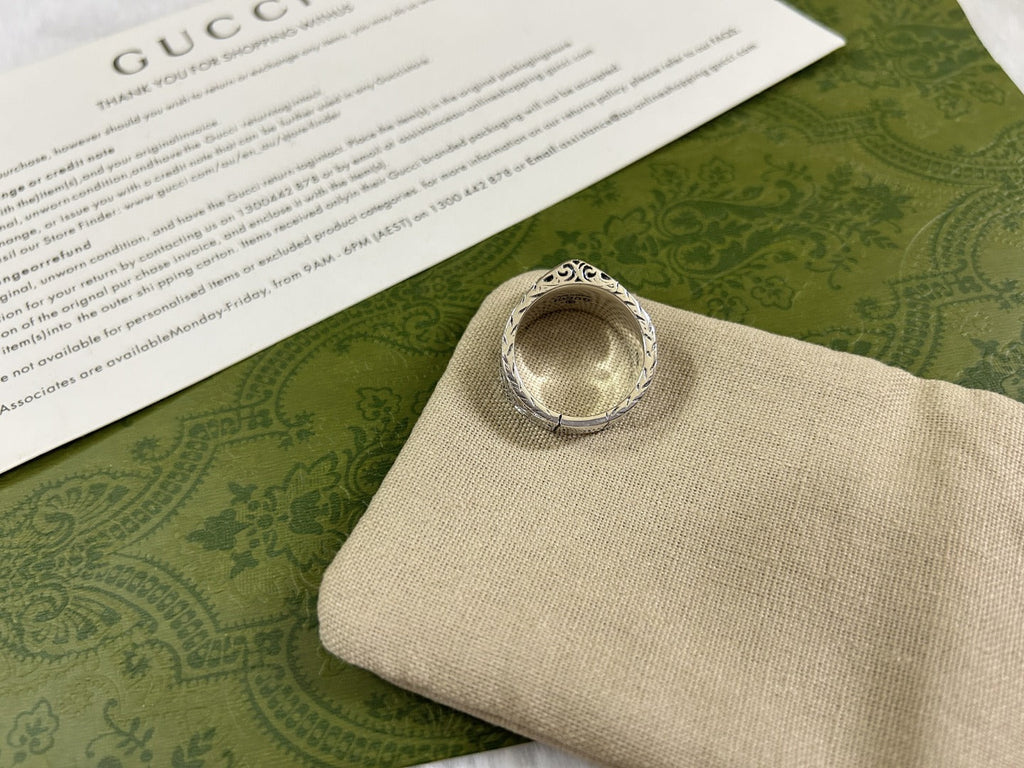 Double Gucci Heart Ring