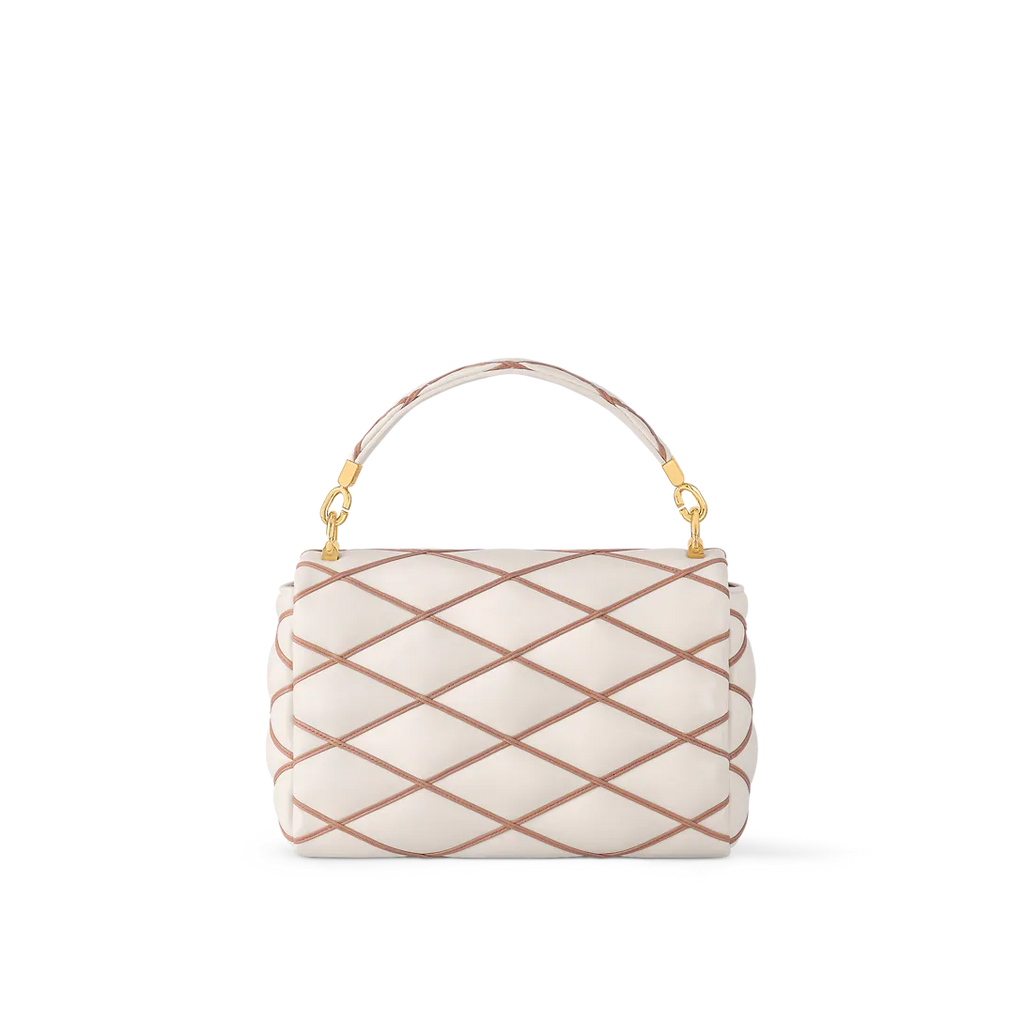 Louis Vuitton Go-14 MM Handbag - Crème Beige / Chestnut Brown