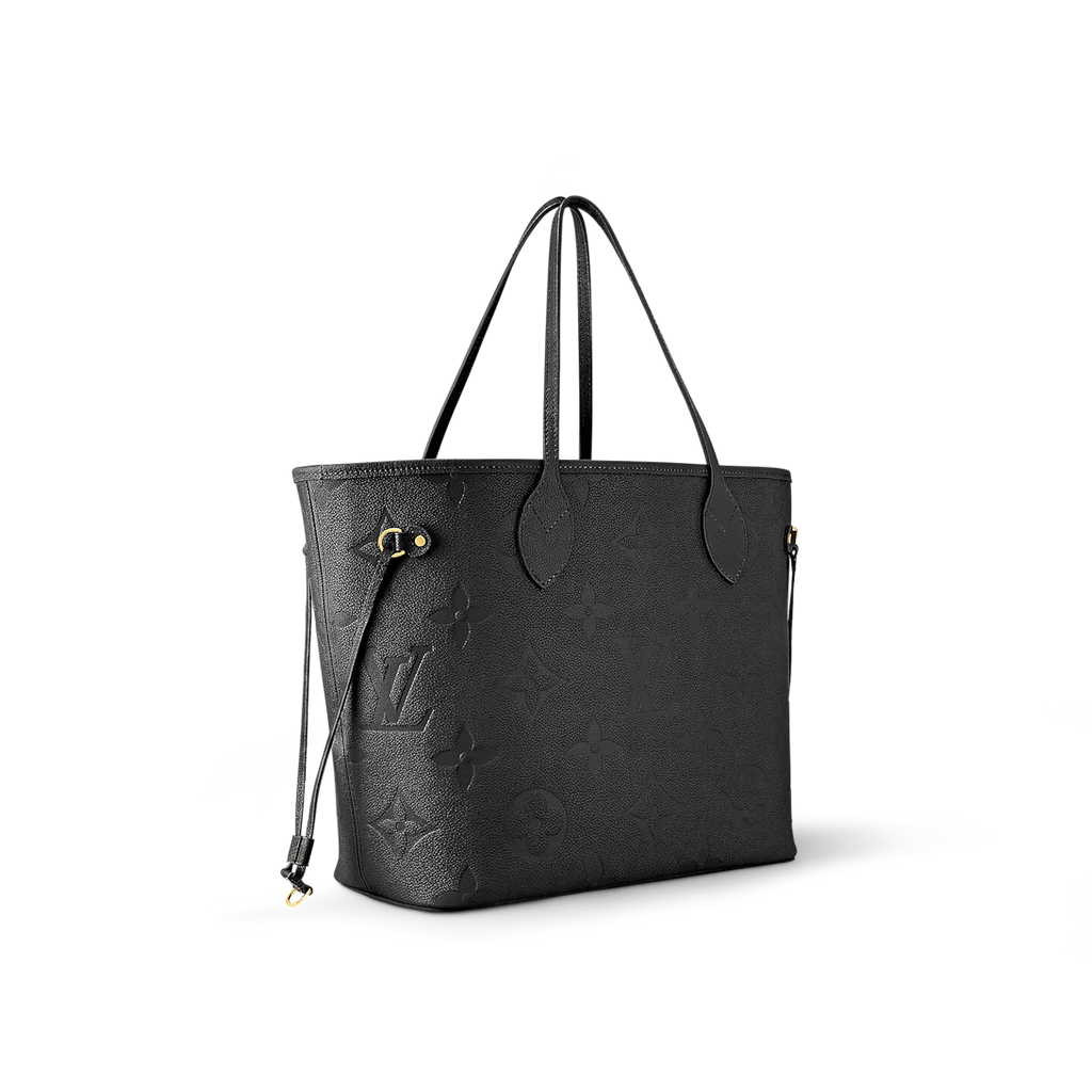 Louis Vuitton Neverfull MM Monogram Empriente Black Tote Bag